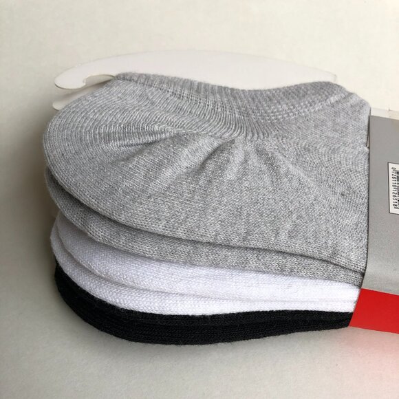 12 Pairs No Show Low Cut Ankle Women Socks White Gray Black Solid Color - Picture 4 of 8